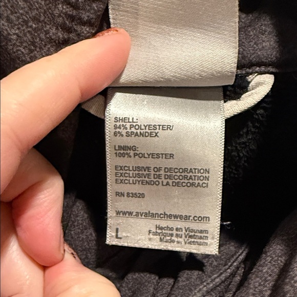 Avalanche Women's Dark Gray Hooded Utility Jacket size L - Picture 3 of 6